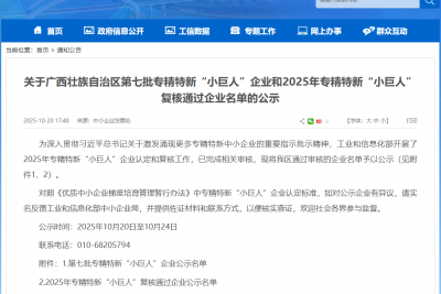 再获国家认可丨桂林电力电容器有限责任公司通过专精特新“小巨人”复核